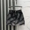 Spódnice letnia dżinsowa spódnica wysoka talia spersonalizowane dżinsy mini swobodny aline Jupe femme p366 230110