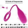 Sex Toys Massager Penis Vibrator med Anal Plug 12 -lägen Male Masturbator Vagina Ball Love äggring Fördröjning Gay Toy For Man