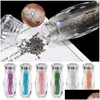 Décorations Nail Art 1 Bouteille Mini Caviar Perles Cristal Minuscule Strass Verre Micro Perle Pour Ongles Diy Colorf 3D Glitter Drop Deliv Dhagm