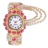 Нарученные часы женский браслет смотрит роскошные мод