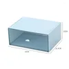 Boîtes de rangement Make Up Organizer Dather Box Empileing Acrylic Cosmetic étagères Office Divers Desktop