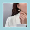 Dangle Chandelier Gold Heart Drop Earrings For Women Zinc Alloy Earring Trend Fashion Festival Gift Party Jewelry Brincos Delivery Otfbx