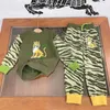 Felpe con cappuccio da uomo Abbigliamento per bambini di lusso Autunno Designer Ragazzi Set di vestiti Abbigliamento sportivo Cartoon Pullover Felpe per bambini 2 pezzi Suit Boy