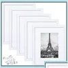 Frames And Mouldings Modings Picture Frame Display Gallery Wall Mounting Po Crafts Case Home Decoraions Black White 4 Sizes For Ch E Dhxkn
