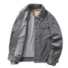 Men's Jackets High Quality 2023 Men's Winter Plus Jacket Corduroy Tooling Casual Parka Korean Fashion Solid Color Cotton
