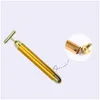 Favor de festa 24k Gold Face Lift Barring Vibração Slimming Masr Stick Stick Beauty Skin Cuidado T Shaped Vibration Tool Drop Deliver DHJD8