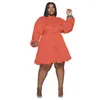 Plus Size Dresses Autumn Winter Big Beautiful Women Dress Long Sleeve Female Robe Sexy Girl's Vestidos Lady's