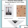 Frames And Mouldings Modings Picture Frame Display Gallery Wall Mounting Po Crafts Case Home Decoraions Black White 4 Sizes For Ch E Dhxkn