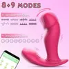 Sex Toys Massager G-Spot Vibrator dla kobiet Baneni aplikacja Kontrola idealnie wyposażona majtki do łechtaczki odbytu