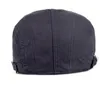 Berets Men's Ivy Hat Cap Golf Driving Justerbar Sun Flat Plain Cabbie Sboy Cap-Fashion 6Colors