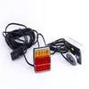 2 units Trailer accident vehicle Led emergency light travel caravan warning safety signal lights turn lamp with plug mount magnets waterproof