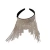 Headbands Luxury Tassels Chains Glowing Diamonds Hairband Women Party Princess Occassional Headwear Good Quanlity 221107 Drop Delive Dhueb