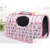 Dog Carrier Pet Bag Cat Outdoor Carring Case With Black Mig Size S/M/L Drop Delivery Home Garden Supplies Dhher