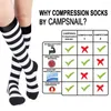 Men's Socks Compression 15-20 Mmhg Is Graduated Athletic & For Men Women Running Flight Travel