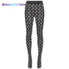 Kvinnors träningsdräkter Solid Color Crescent Moon Print Leggings Summer Women byxor Europeiska och amerikanska heta stil Chic BodyCon-kläder S-XL 022023H 022123H