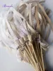 Banner Flags 302010pcslot Champagne jute lace wedding Ribbon Wands stick Confetti Stream with big sliver Bells for party 230110