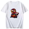 Мини F1 повседневная футболка Russel Car Race Game Game Graphic Tshirts Summer Women Men Men Kawaii Cartoon Cartoon Chort Treeev Unisex Streetwear Hombre Tops