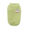 Dog Apparel Pet Dogs Sweater Soft Round Neck Sweatshirt Warm Knitwear For Small Cat Puppy Cold Weather Outfit Clothing