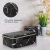 Cosmetic Bags Cases Professional partition to store makeup box multi-function portable marble bag and dresser's toolbox 230110