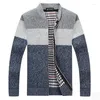 Men's Sweaters 2023 Men's Knitted Cardigans Collar Winter Wool Sweater Fashion Male Coat Brand Man's Clothes