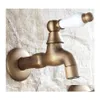 Torneiras de pia do banheiro Bibcocks Torneira Torneira Antigo Moldura de parede Montada de parede Lavagem Hine Hine tapra decorativo Jardim externo Small Taps 1512 F dr dhns5