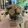 ホルダーとパーティーの装飾結婚式のテーブル番号クリアアクリル書道看板木材番号飾り客