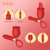 Adult Massager Licklip Rose Toy Licking Sucking Vibrator Freely Combinable Nipple Sucker Clitoris Stimulation Powerful Sex Toys for Women