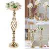 Candle Holders Metal Flower Arrangement Stand Road Lead Pillar Holder For Wedding Vase Decor Party Candelabra Table Centerpiece Decora