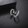 Dos Boucles D'oreilles Oreille De Blé Classique Brillant Zircon Clip Femmes Élégantes Plante Pas De Piercing Doux Bijoux