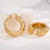 Orecchini a cerchio Design Geometry Circle 18k Gold Gold Boemia Party Ear Gioielli per donne pendientes