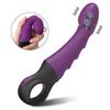 Seksspeeltje stimulator Volwassen Massager g-spot Dildo Rabbit Vibrator voor Vrouwen Dubbele trillingen Siliconen Waterdicht Vrouwelijke Vagina Clitoris Speelgoed Volwassenen 18