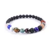 Modelos de casais de fita Starry Sky Sky Galaxy Bracelet