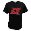 T-shirt F1 Mens nr 4 Latem nowego kombinezonu wyścigowego McLarens z krótkim rękawem T-shirt USA piłka nożna Lando Norris