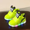 Sneakers Light Up Fashion Cartoon Glowing Children's Shoes LED Fashion Korean Boys Girls Fashion Casual Shoes Sneakers Toddler Boyshoes 230110