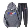 Tracksuit Trapstar Brand Printed Sportswear Men's T Shirts 16 F￤rger varma tv￥ stycken Set Loose Hoodie Sweatshirt Pants Jogging Sports and Leisure 23SS