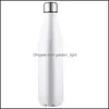 Wasserflaschen 17oz Flasche Edelstahl Vakuumflasche Isolierte Kaffeetasse Reise Sport Vauum Outdoor Drop Lieferung Hausgarten Kitch Dhyso