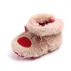 First Walkers Baby Girls Boys Winter Keep Warm Shoes Christmas Elk Anti-slip Born Toddler Infant Girl Footwear