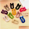 Caixas de armazenamento caixas 10pcs/lot hanger gancho mini roupas de reabastecimento de armário fácil organizador de armário aleatório color home gota entre entrega dhu97