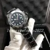 Foto real masculino 40mm 40 mm preto em aço inoxidável movimentação mecânica automática PVD/DLC Borte de cerâmica GMT Sapphire Glass Wristwatch