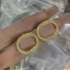 Women Diamond Brouches Stud arring Designer Pins Jewelry Gold Hoop أقراط G for Mens Ear Duble Studs Fashion Fashion Bio281i