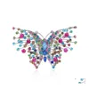 ピンブローチMticolor Rhinestone Beautif Butterfly for女性エナメルブローチピンジュエリーアクセサリードロップ配信otdxs