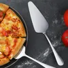 Paslanmaz çelik pizza kesici tutamağı Bakeware pizza kesici tekerlek bıçağı testere dişi kürek mutfak pişirme kazıyıcı aracı