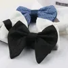 Bow Ties Linbaiway British Style Big Bowties For Children Wedding Party Bowknots Kids Boys And Girls Suits Gravatas Cravat