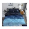 Bedding Sets Moon Star Planet 4pcs menino garoto garoto ER Set Duvet Adt Sheet Child Filt and Brophase Consolador 61007 Drop Delivery Home G Dhans