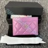 Kaarthouder Mode Vrouwen Mannen Luxe Portemonnees Credit Key Portefeuilles Meisje Klassieke Lamsvacht Portemonnee Designer Originele Caviar Mini Card Slots Draagbare Id-kaart Portemonnee Tote