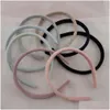 Headbands 10Pcs 12Mm Pastel Colors Veet Fabric Ered Plastic Hair Hoops For Women Girls Fur Hairbands 221107 Drop Delivery Jewelry Ha Dh8Ab