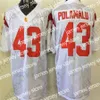 American College Football Wear USC Trojans Southern California Football Jersey NCAA College Clay Matthews Kedon Slovis Matt Fink Vavae Malepeai Sam Darnold Rhett E