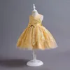 Kız Elbise Düğün için Çiçek Elbise Bebek 5-12 Yıl Doğum Günü Kıyafetleri Çocukların Kızlar İlk Cemaat Çocuk Partisi Wea
