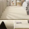 Carpets Solid Color Bedroom Bedside Carpet Modern Living Room Decoration Rugs Cloakroom Lounge Rug Home Thickened Soft Fluffy