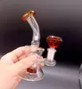 Diamante vidro slide bong tigela em cores sortidas masculino 14mm acessórios para fumar para tubos de água